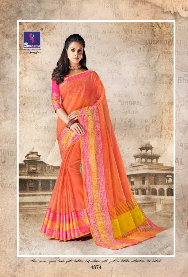 Vrinda Cotton 2 By Shangrila Fashion Traditional Sarees Catalogue