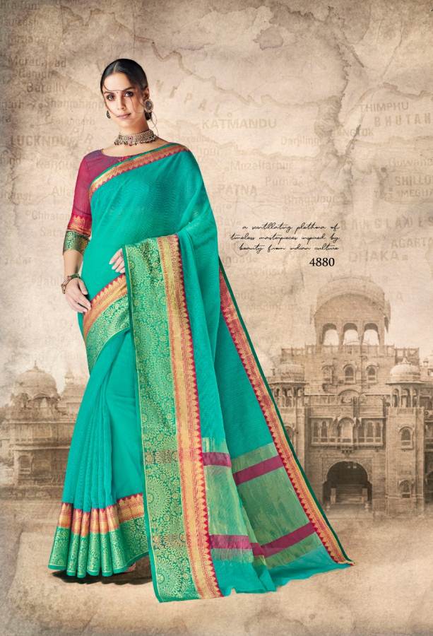 Vrinda Cotton 2 By Shangrila Fashion Traditional Sarees Catalogue