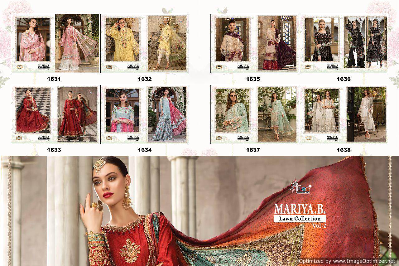 Mariya B Lawn Collection Vol 2 By Shree Fabs Pakistani Salwar Suit Catalogue