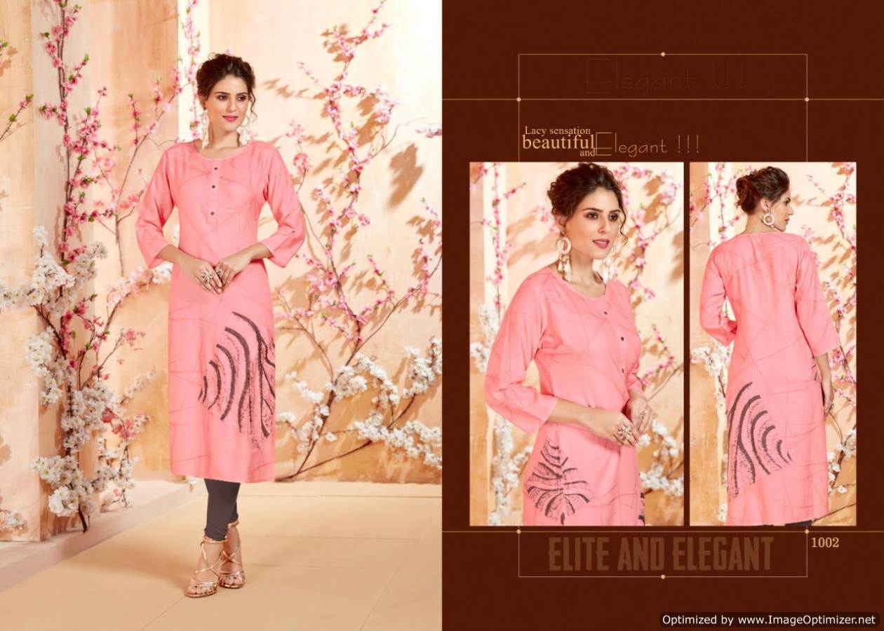 Sweety Fashion By Dove Designer Cotton Kurtis Catalogue