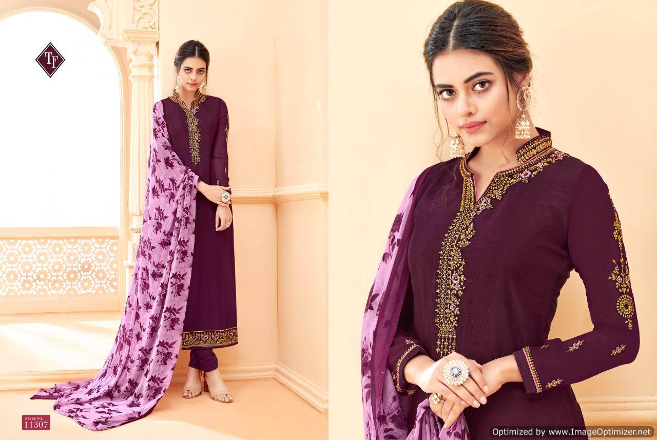 Royal Silk Vol 5 By Tanishk Fashion Churidar Dress Materials Catalogue