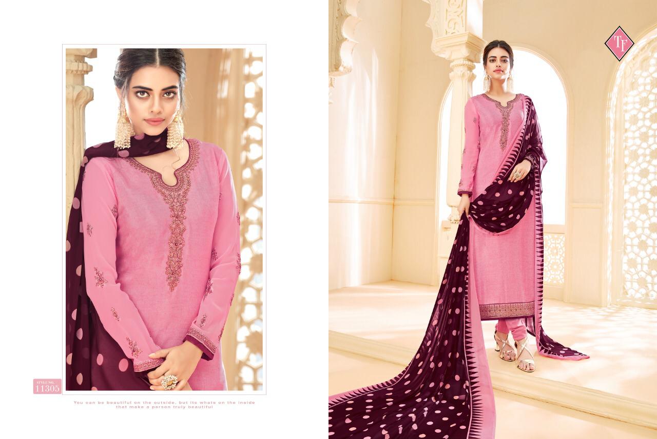 Royal Silk Vol 5 By Tanishk Fashion Churidar Dress Materials Catalogue