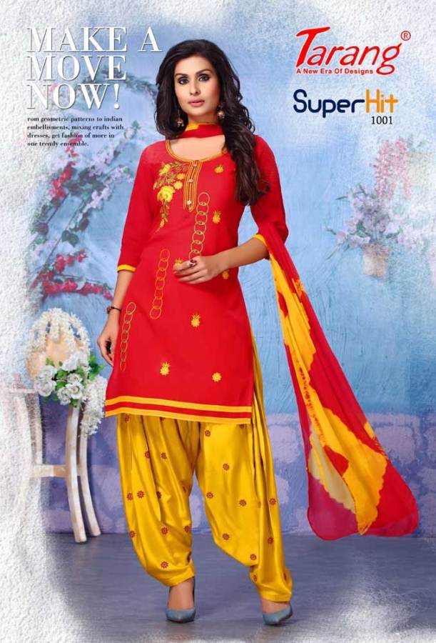 Superhit Patiyala By Tarang Fashion Punjabi Dress Materials Catalogue