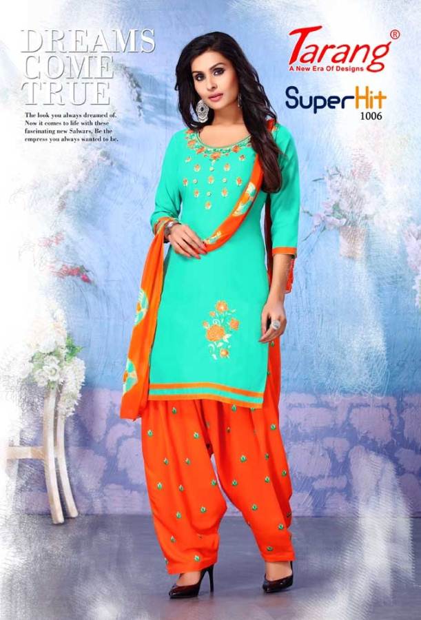 Superhit Patiyala By Tarang Fashion Punjabi Dress Materials Catalogue