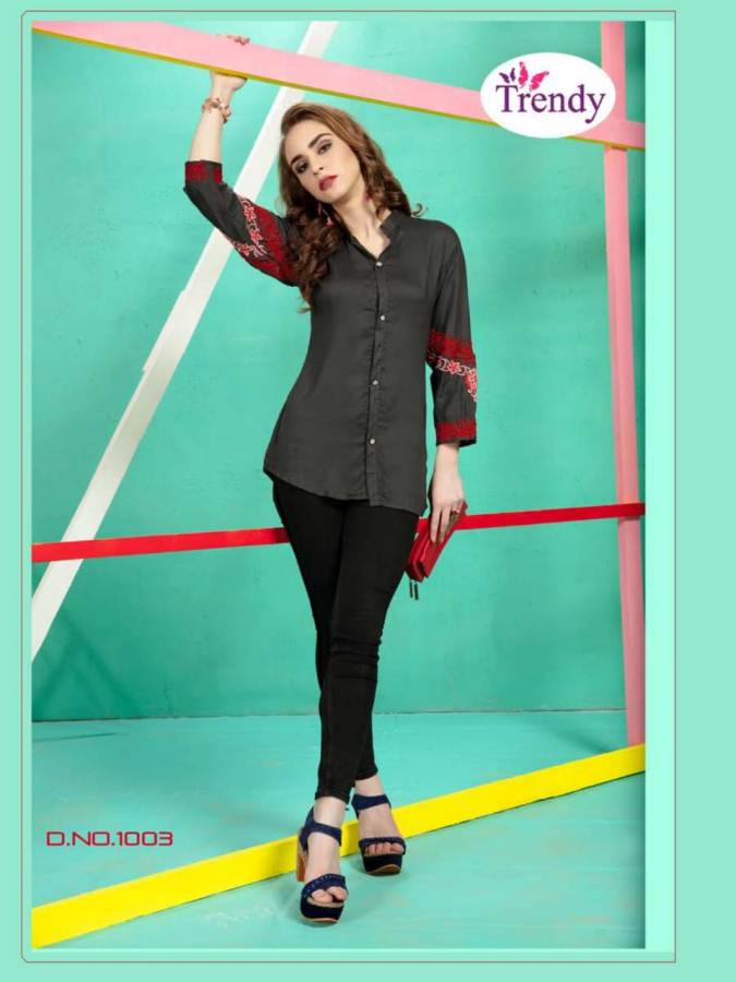 Trendy Amyraa Fancy Designer Rayon Kurti Catalogue