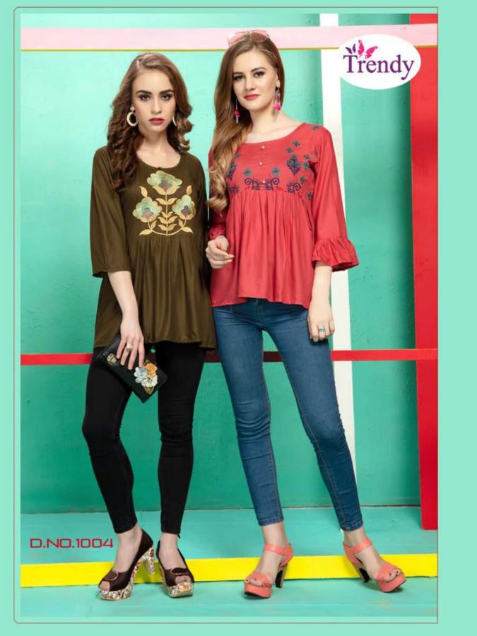 Trendy Amyraa Fancy Designer Rayon Kurti Catalogue