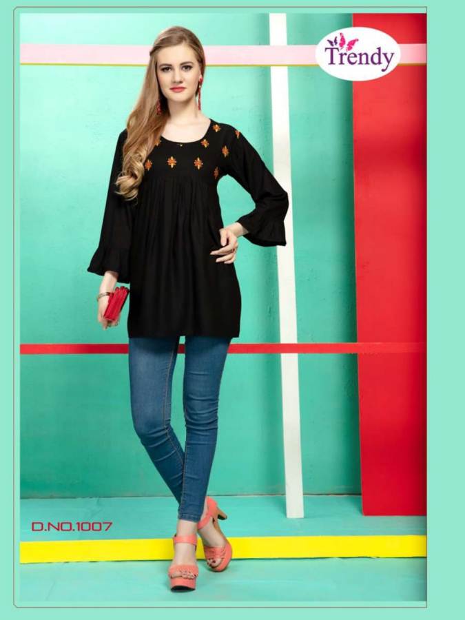 Trendy Amyraa Fancy Designer Rayon Kurti Catalogue