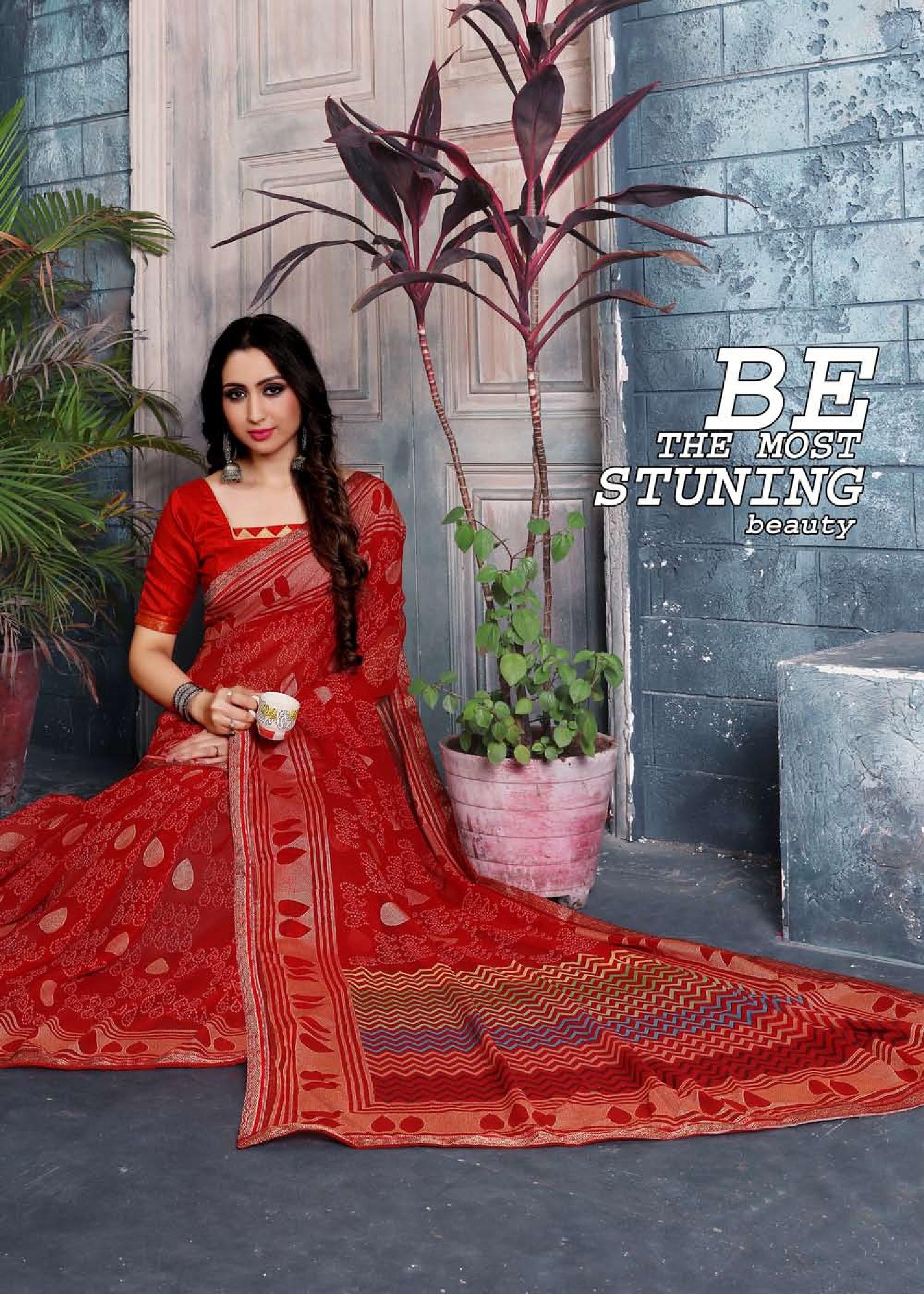 Tulsi  Weight Less Casual Wear Sarees Catalogue