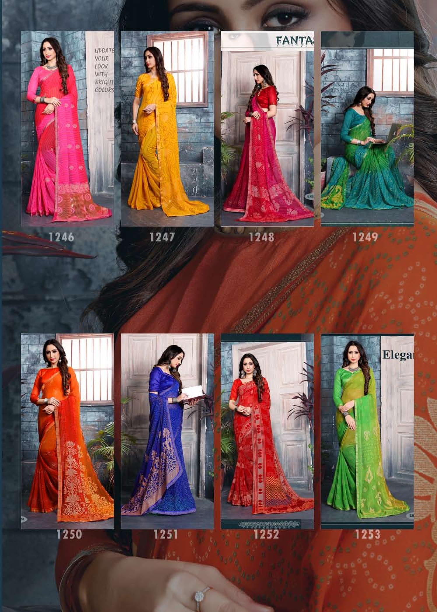 Tulsi  Weight Less Casual Wear Sarees Catalogue