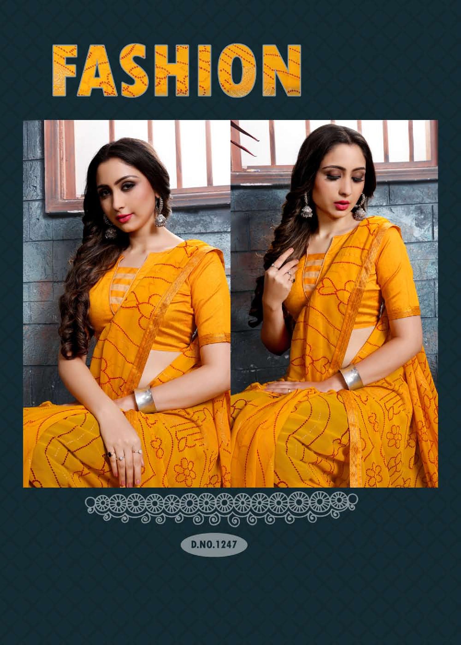 Tulsi  Weight Less Casual Wear Sarees Catalogue