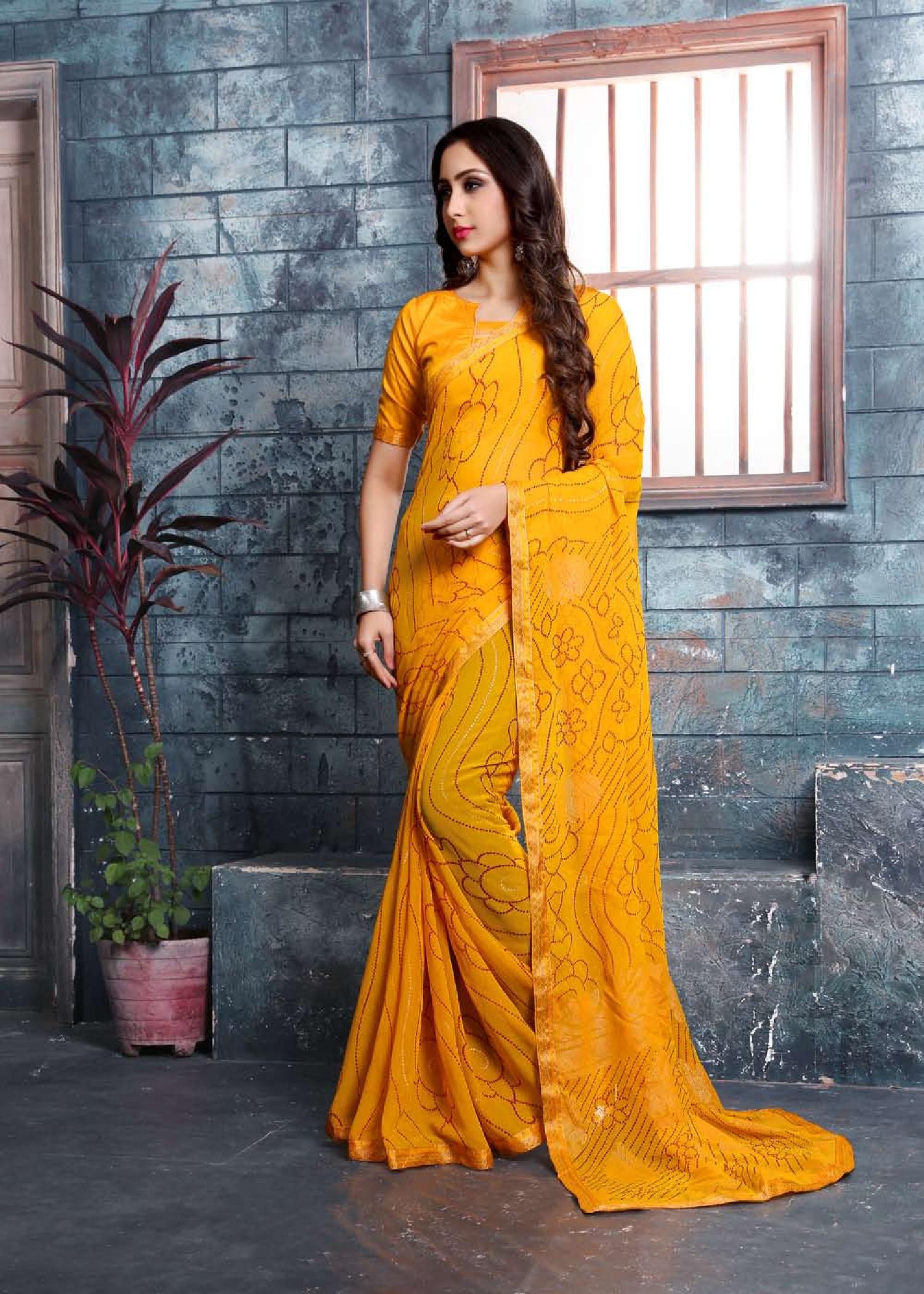 Tulsi  Weight Less Casual Wear Sarees Catalogue