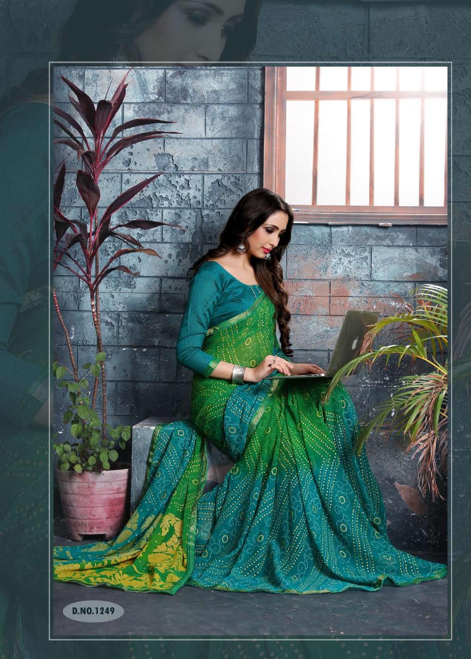 Tulsi  Weight Less Casual Wear Sarees Catalogue