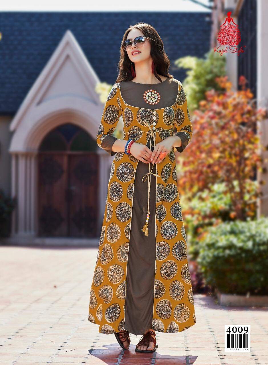 Dairy Milk Long Gown Style Kurti