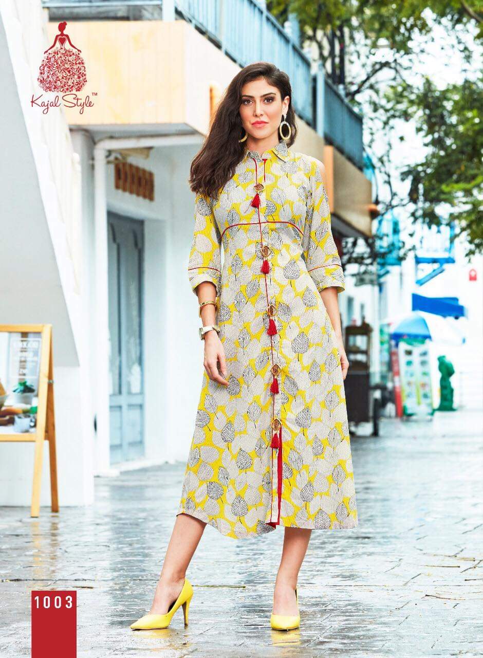 Dairy Milk Long Gown Style Kurti