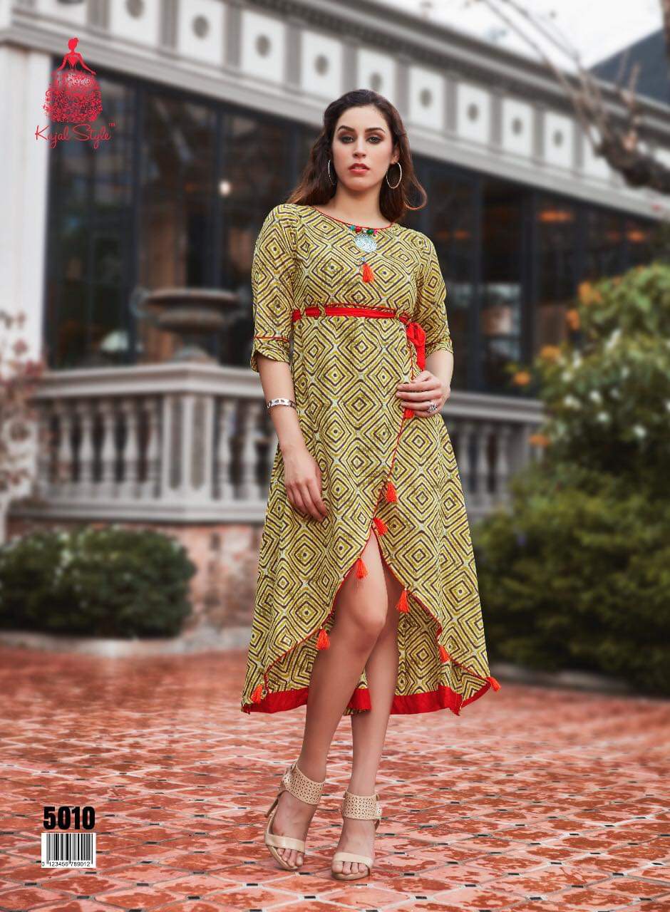 Dairy Milk Long Gown Style Kurti