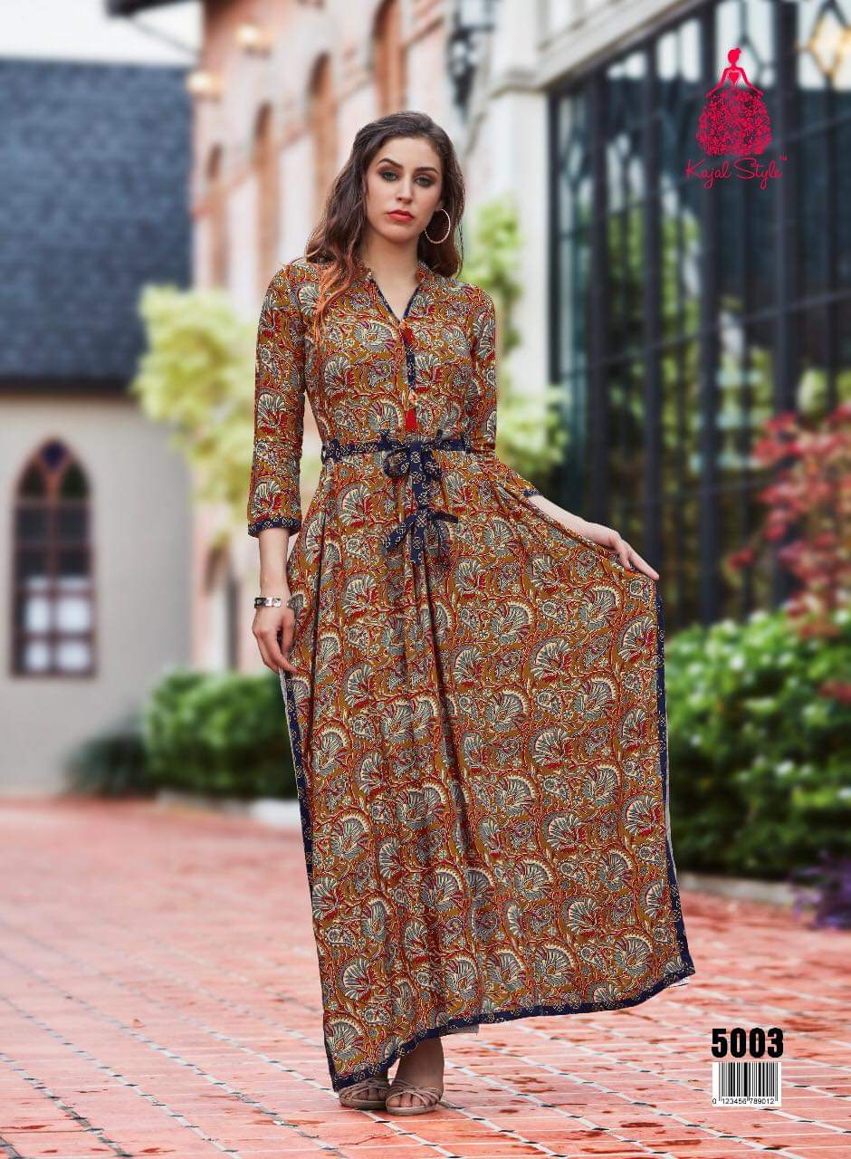 Dairy Milk Long Gown Style Kurti