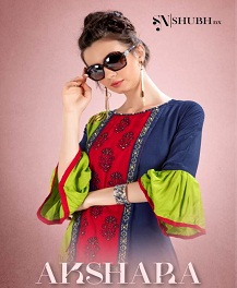 Akshara By Shubh Designer Kurti Catalogue