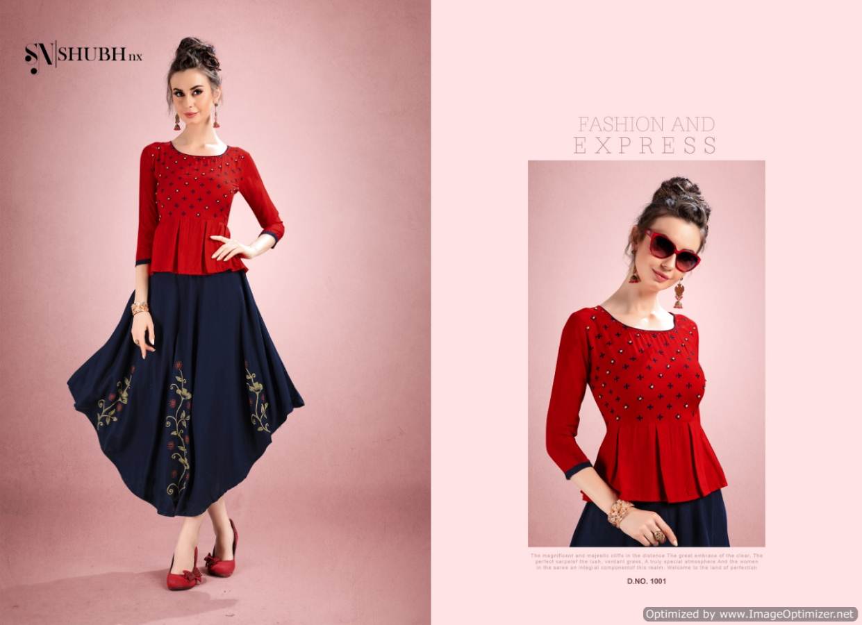 Akshara By Shubh Designer Kurti Catalogue