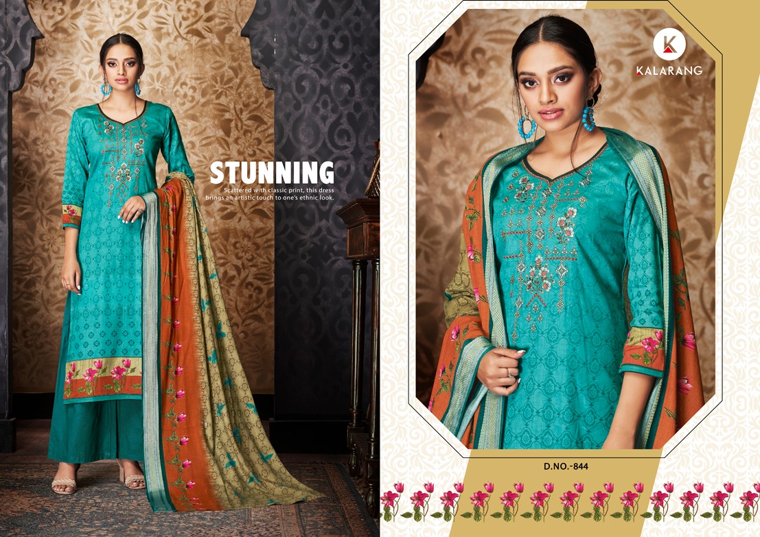 Amrita By Kalarung Fashion Designer Dress Materials Catalogue