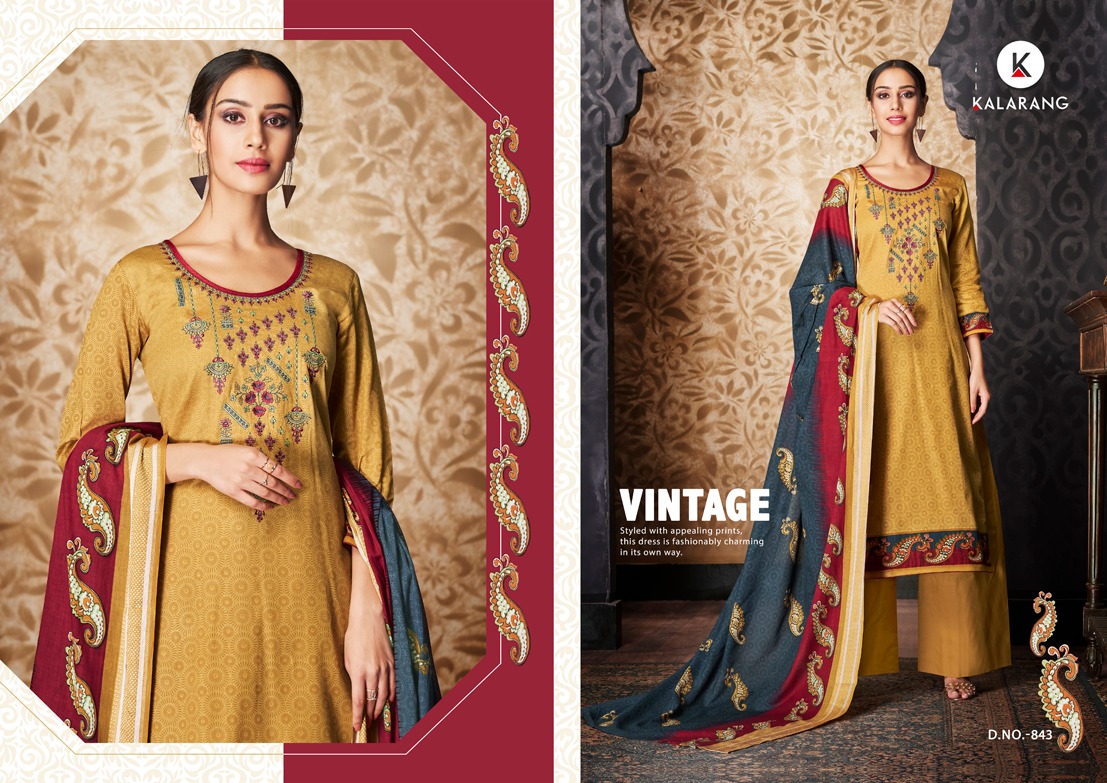 Amrita By Kalarung Fashion Designer Dress Materials Catalogue