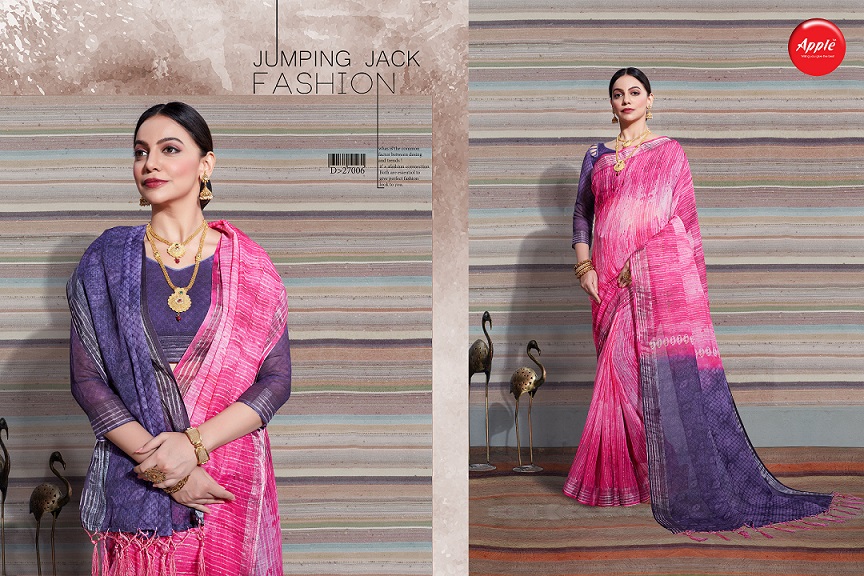 Aaradhana Vol 6 By Apple Fashion Designer Printed Silk Sarees Catalogue