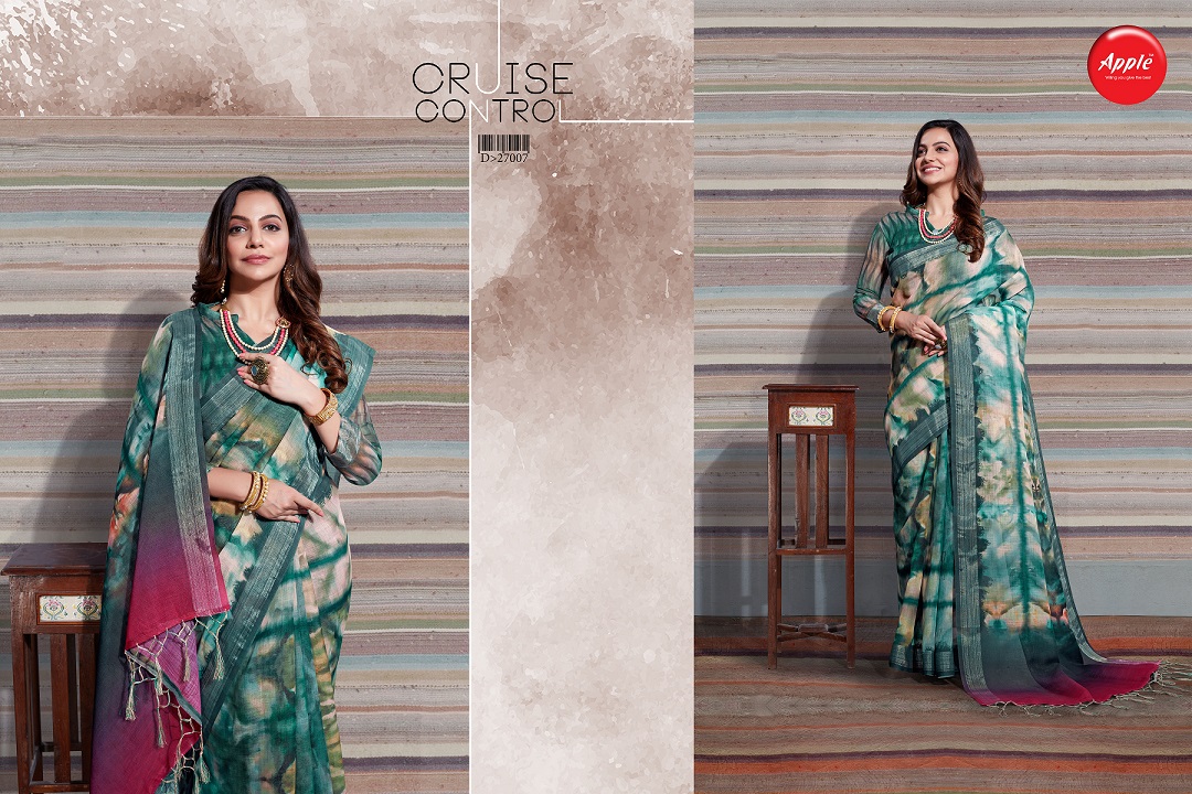 Aaradhana Vol 6 By Apple Fashion Designer Printed Silk Sarees Catalogue