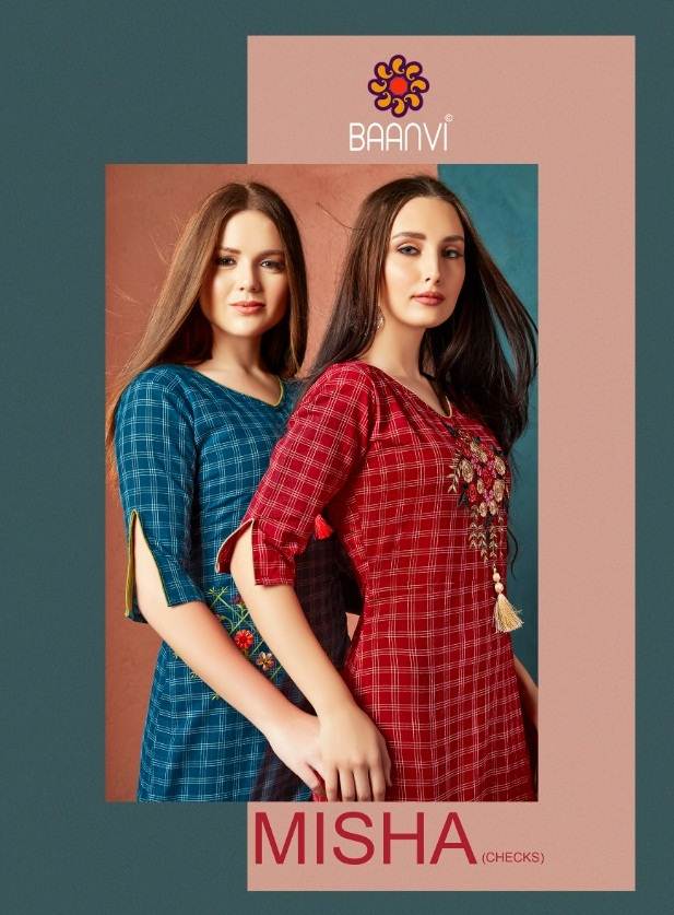 Misha By Baanvi Designer Kurtis Catalogue