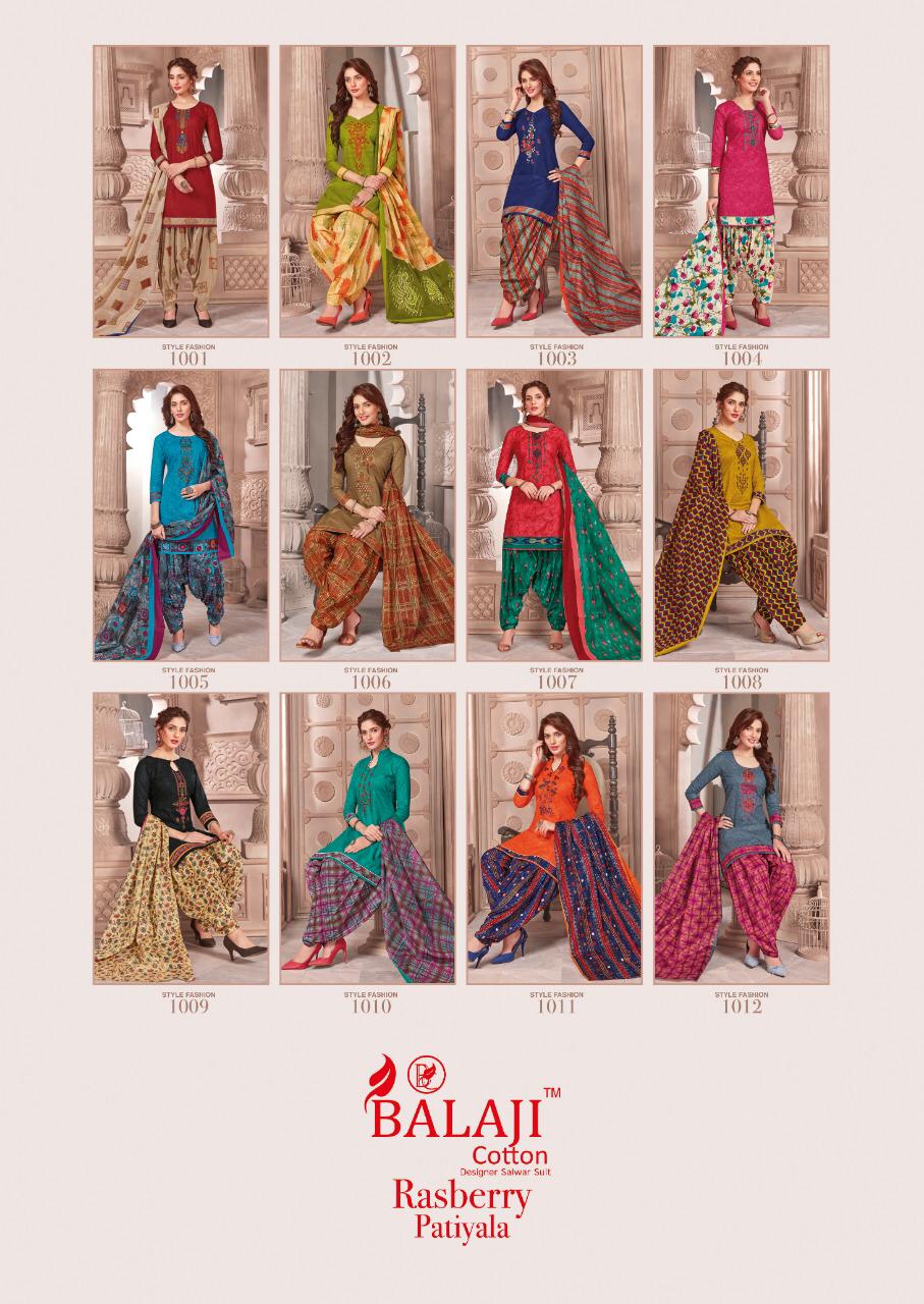 Rasberry Balaji Cotton Dress Materials