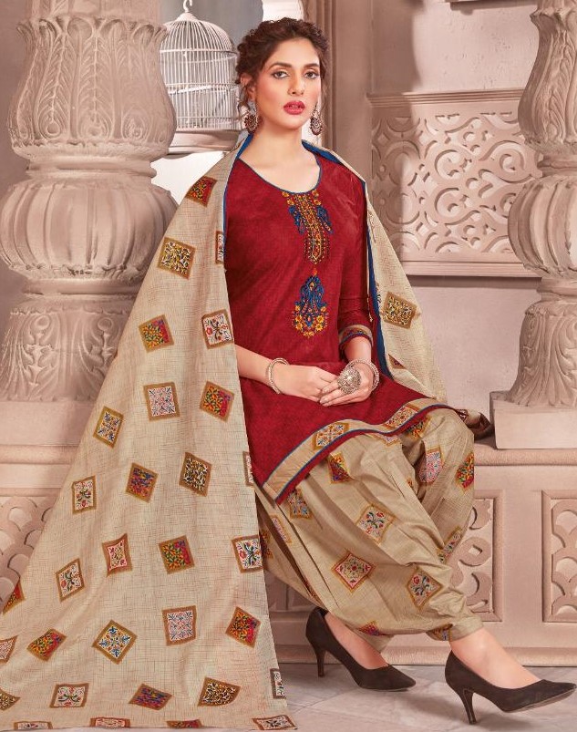 Rasberry Balaji Cotton Dress Materials