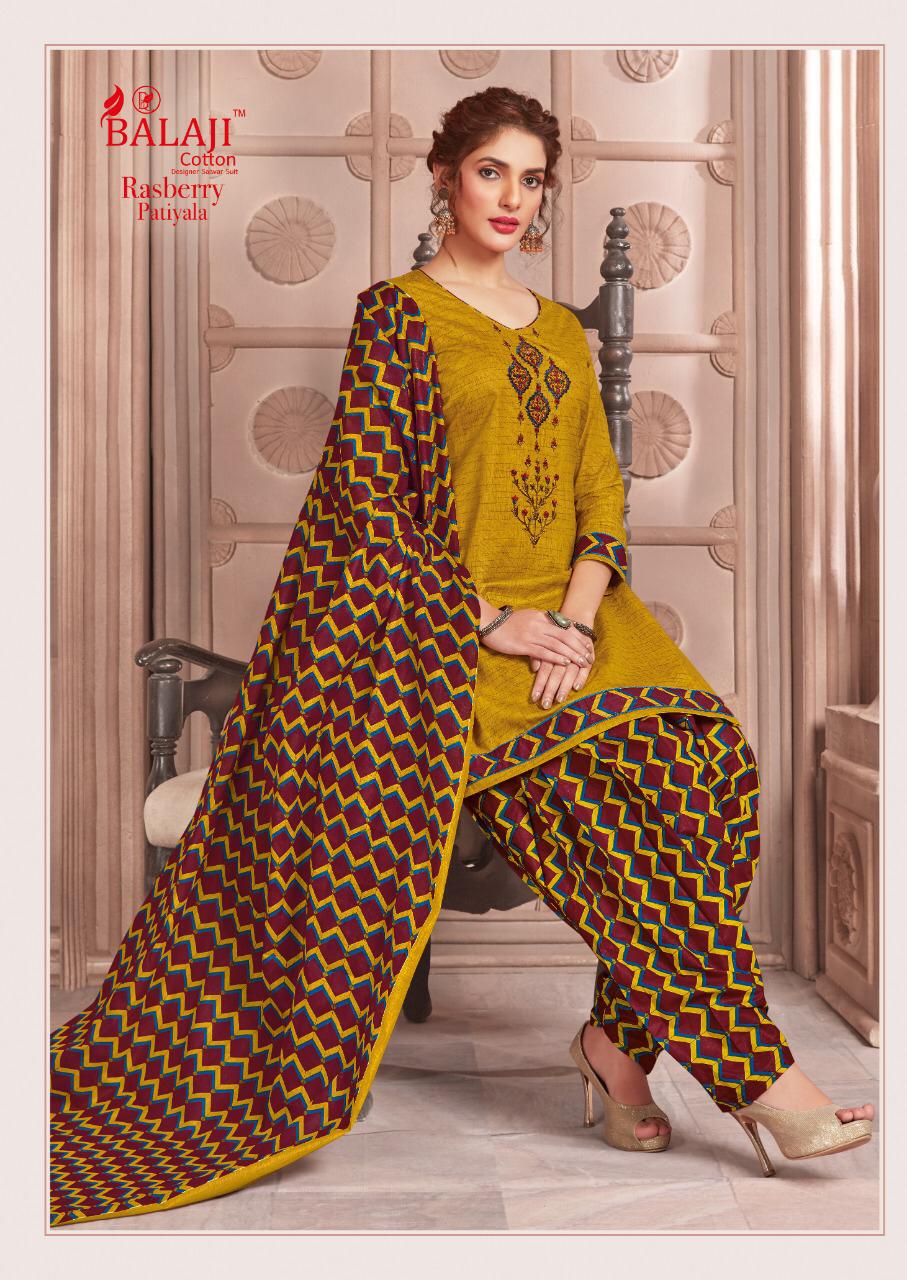 Rasberry Balaji Cotton Dress Materials