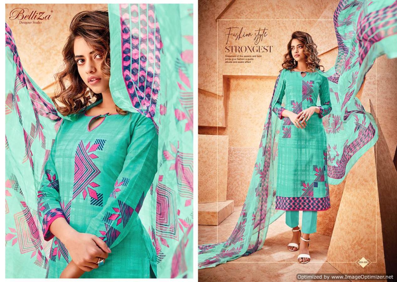 Gulnaaz Vol 3 By Beliza Designer Cotton Dress Materials Catalogue