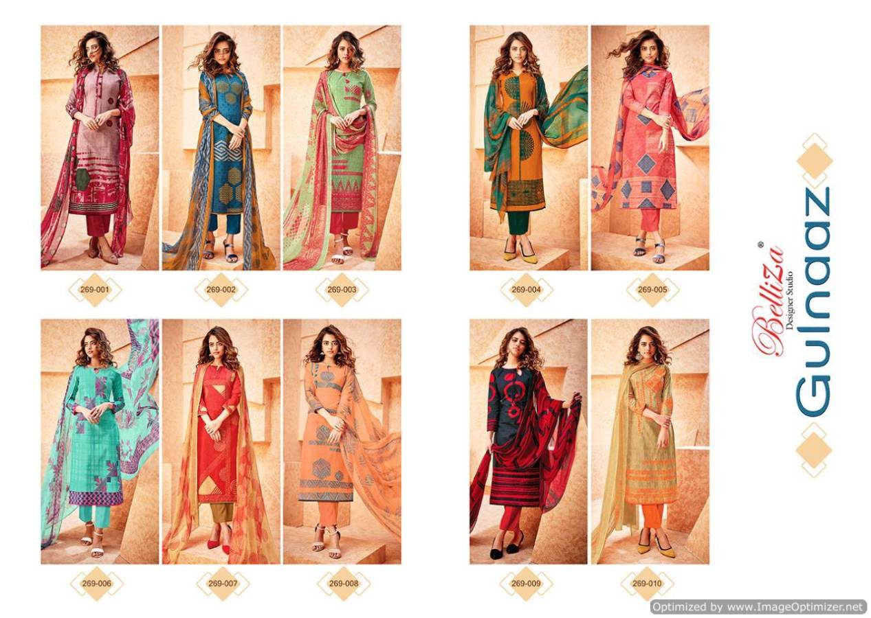 Gulnaaz Vol 3 By Beliza Designer Cotton Dress Materials Catalogue