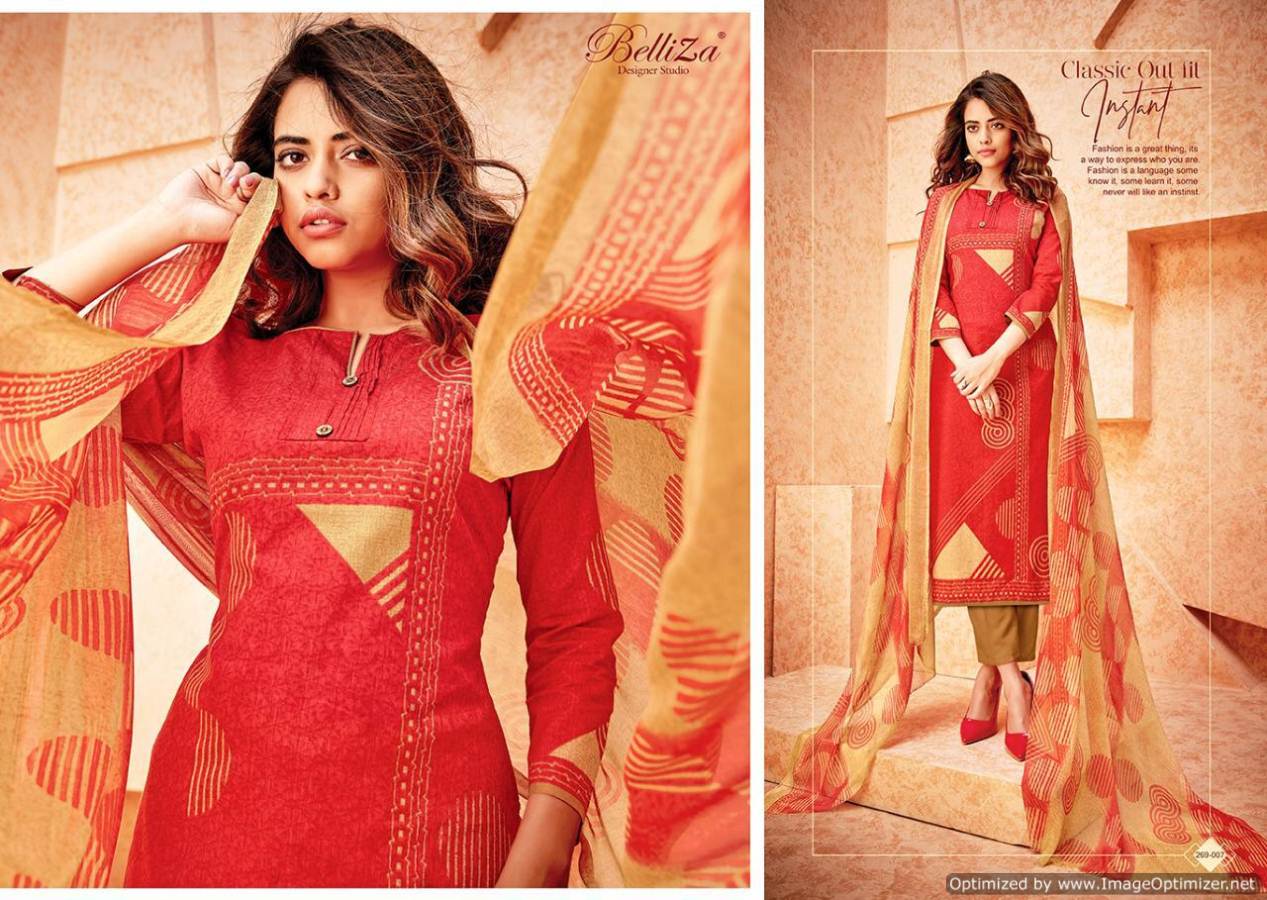 Gulnaaz Vol 3 By Beliza Designer Cotton Dress Materials Catalogue