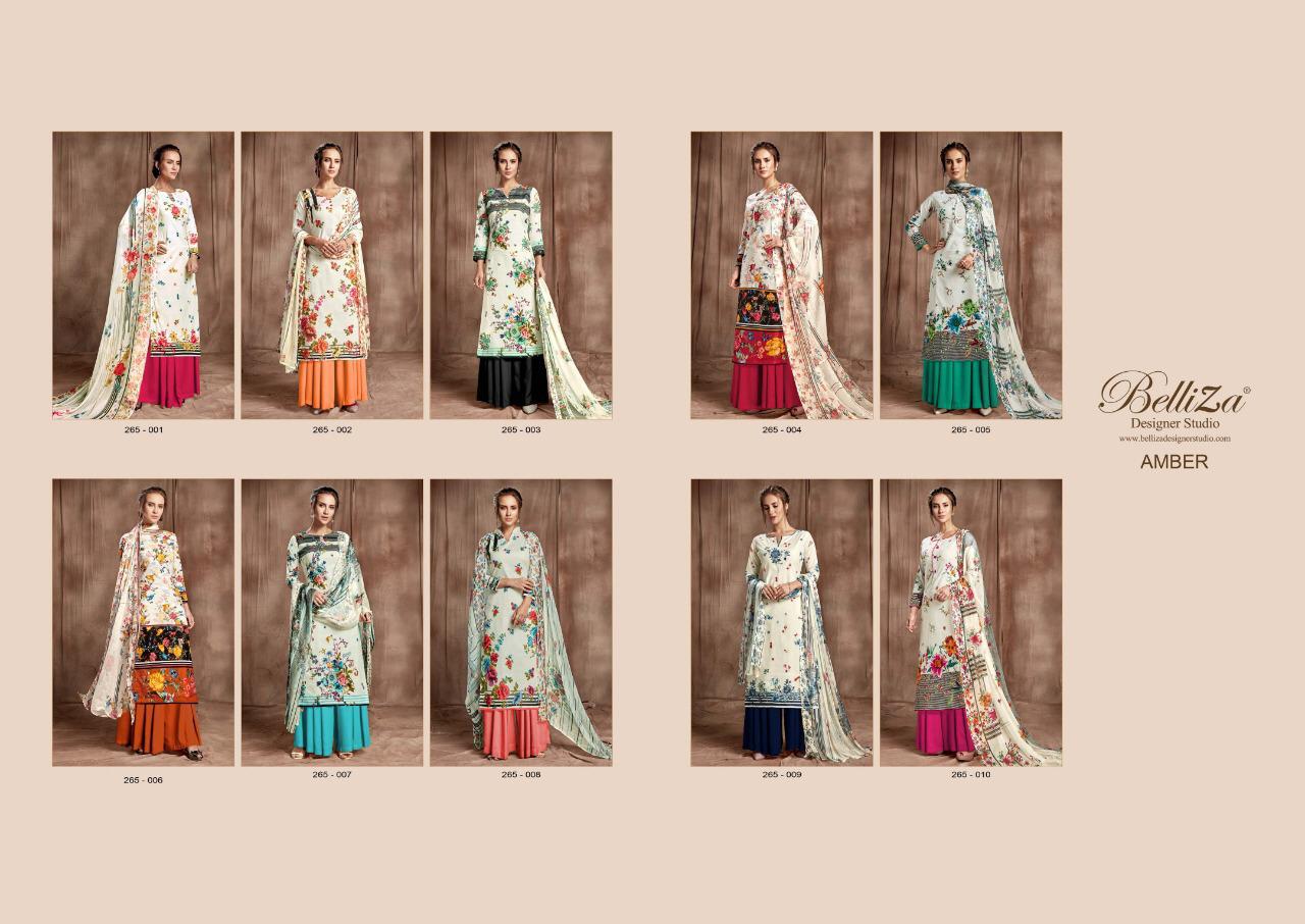 Beliza Amber Cotton Dress Materials