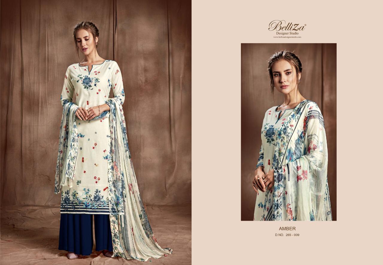 Beliza Amber Cotton Dress Materials