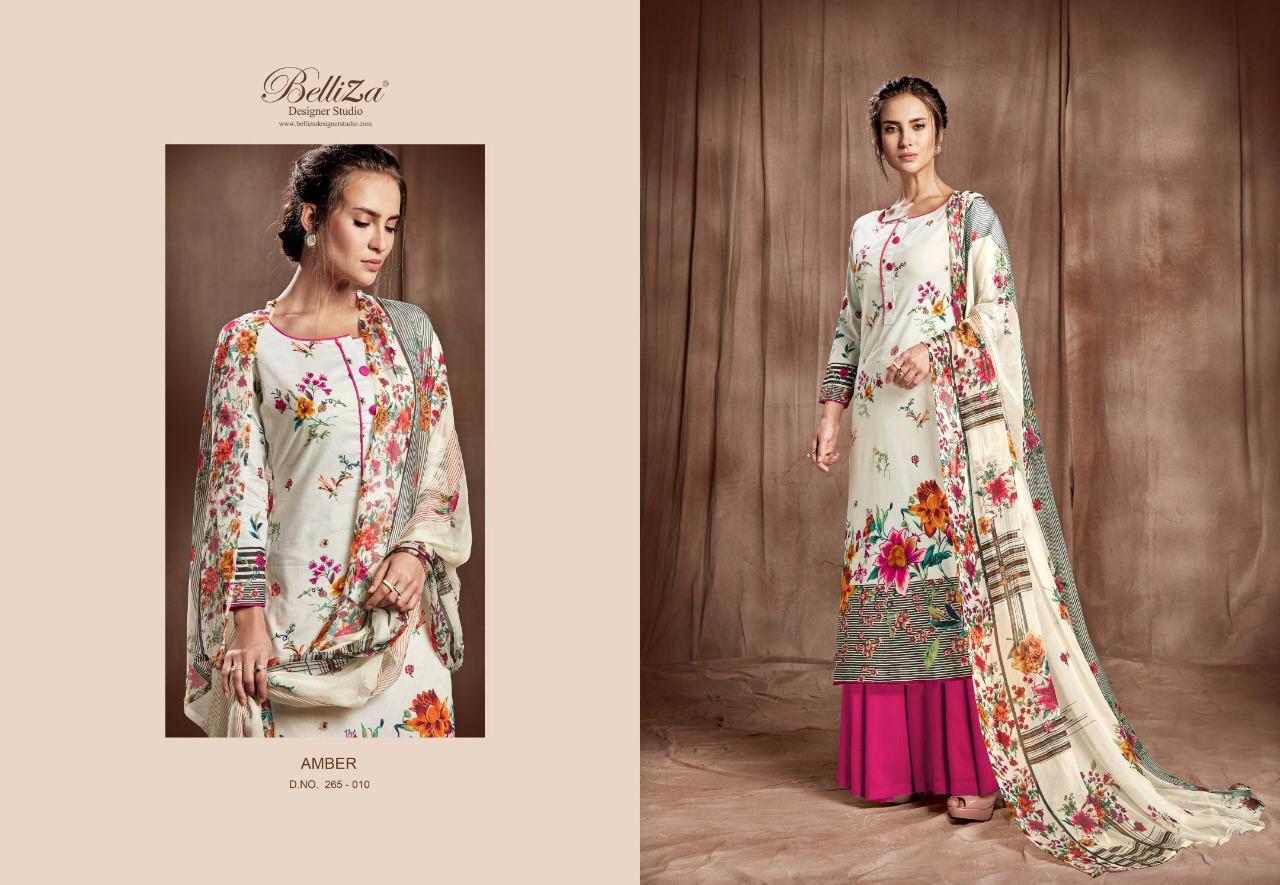Beliza Amber Cotton Dress Materials
