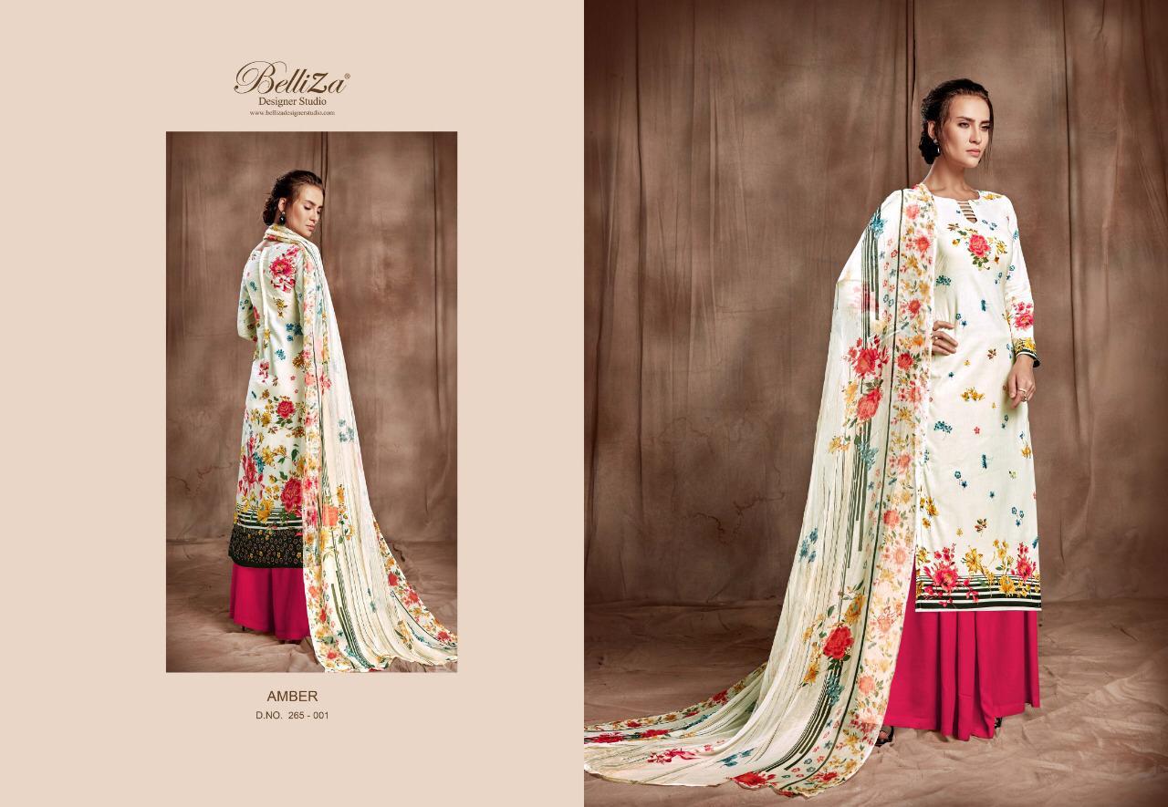 Beliza Amber Cotton Dress Materials