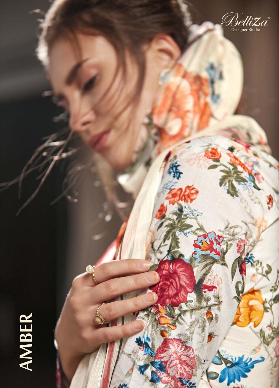 Beliza Amber Cotton Dress Materials