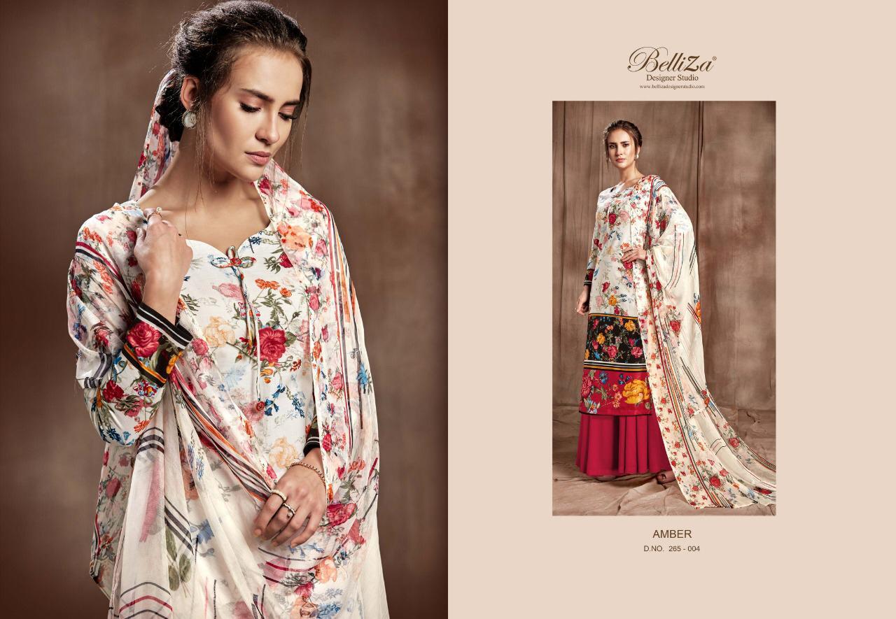 Beliza Amber Cotton Dress Materials