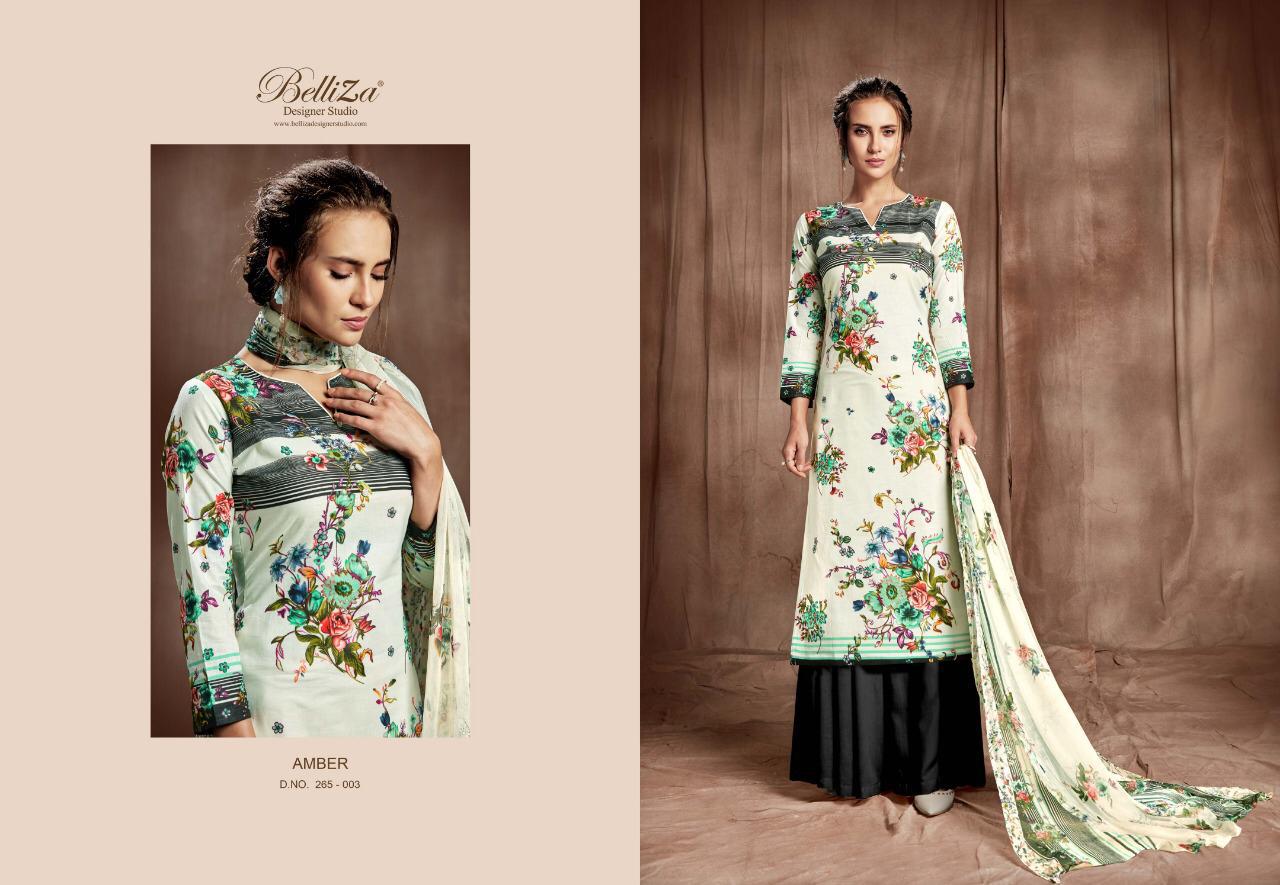 Beliza Amber Cotton Dress Materials