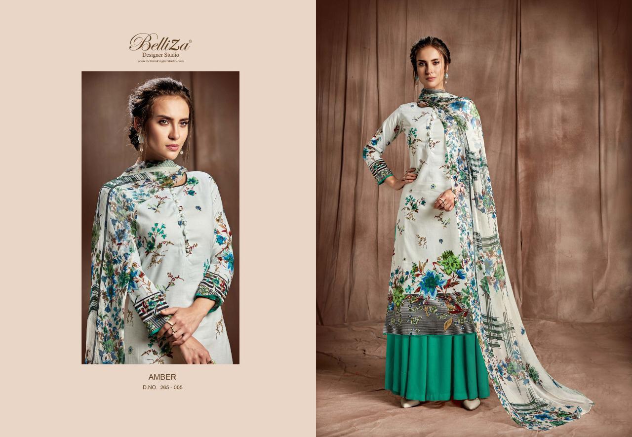 Beliza Amber Cotton Dress Materials