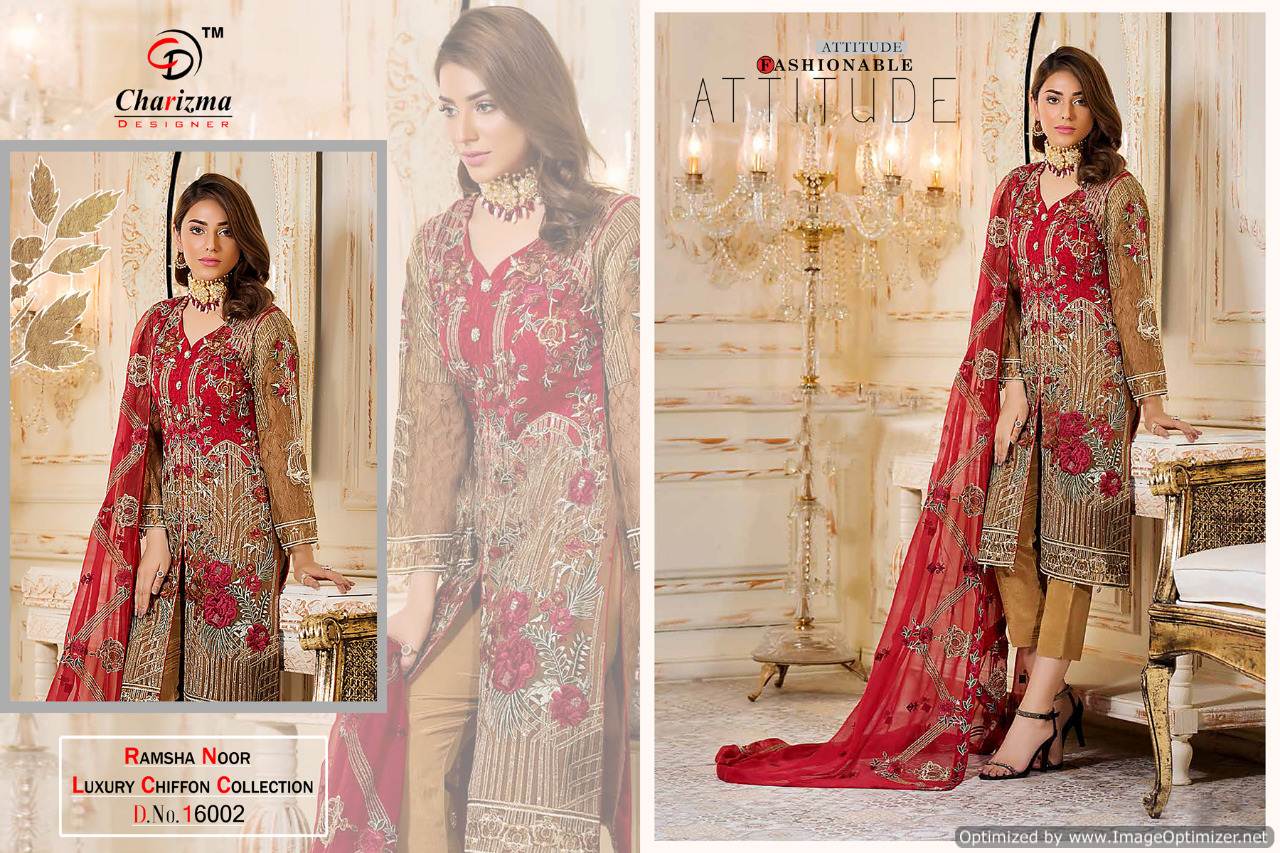 Ramsha Noor By Charizma Pakistani Salwar Suit Catalogue