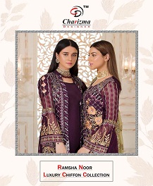 Ramsha Noor By Charizma Pakistani Salwar Suit Catalogue