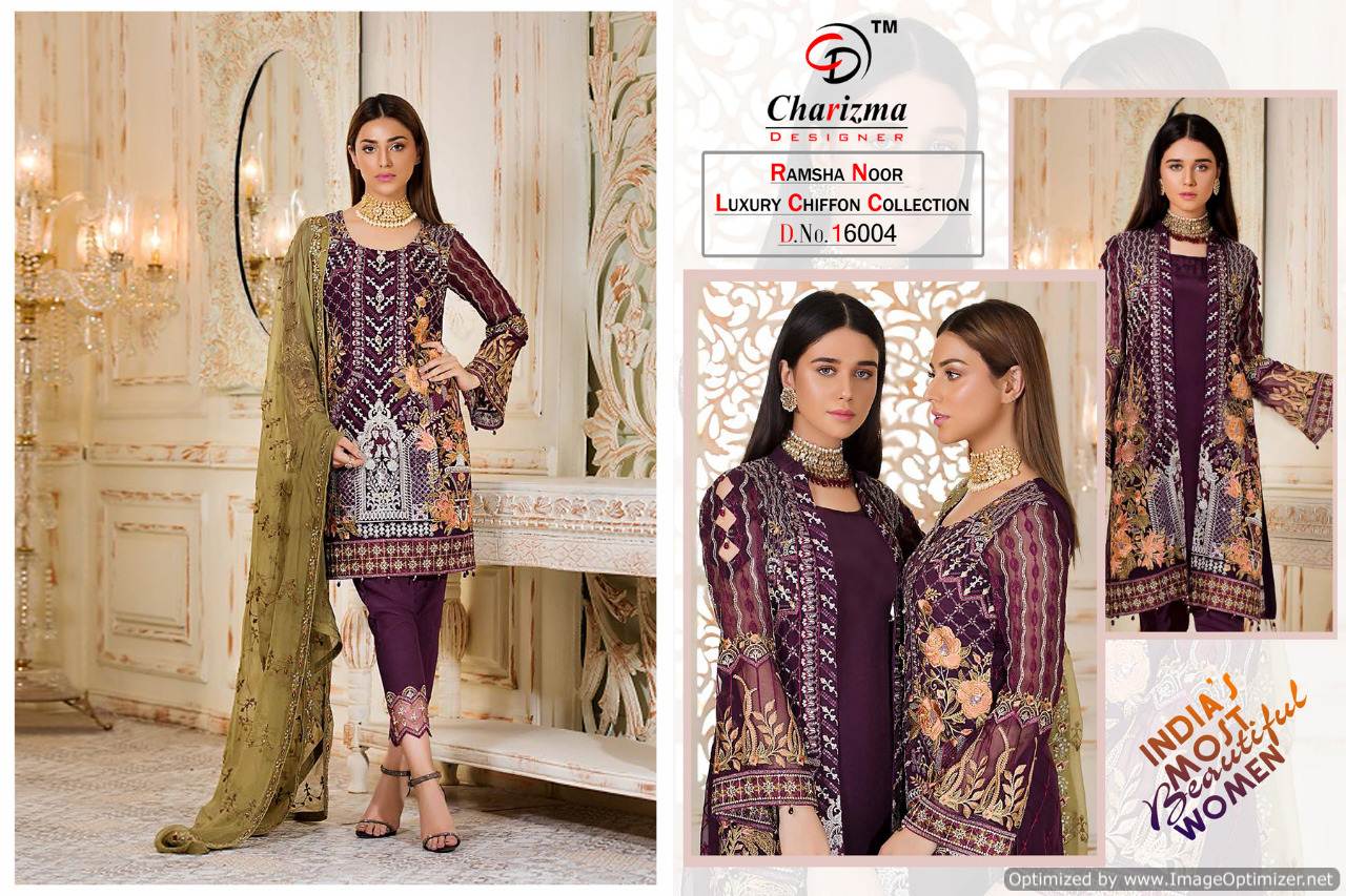 Ramsha Noor By Charizma Pakistani Salwar Suit Catalogue