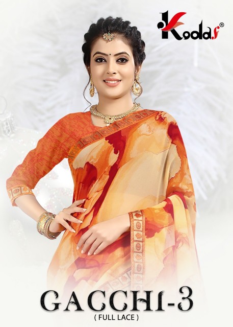 Gacchi Vol 3 By Sitka Fashion Printed Sarees Catalogue