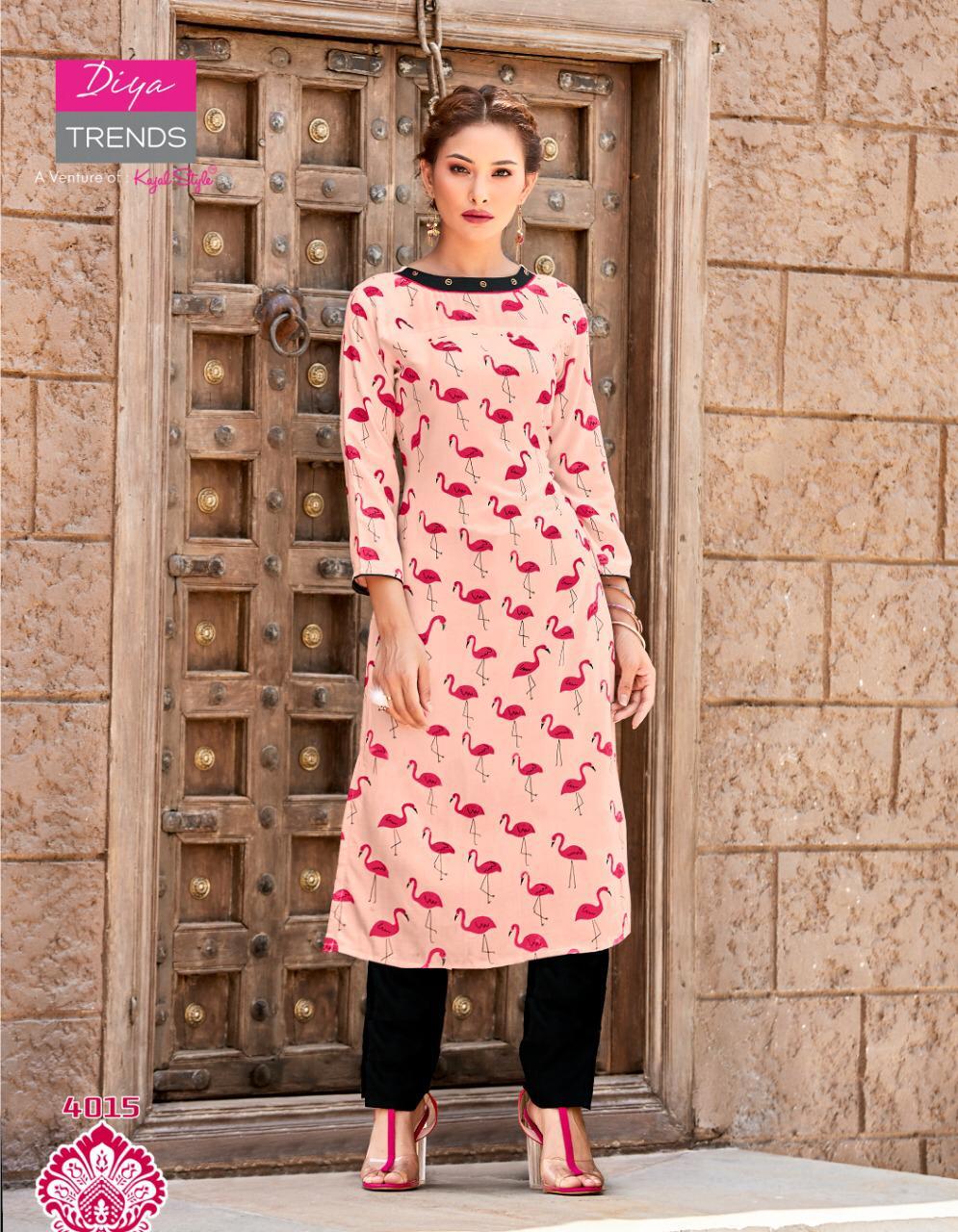Garden City Vol 4 Rayon Printed Kurtis Catalogue