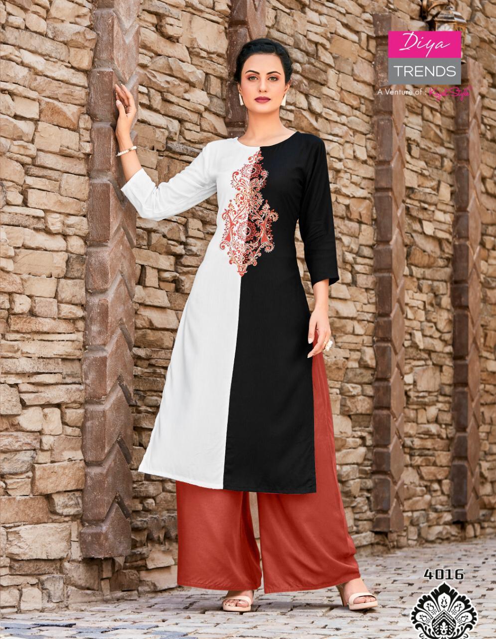 Garden City Vol 4 Rayon Printed Kurtis Catalogue