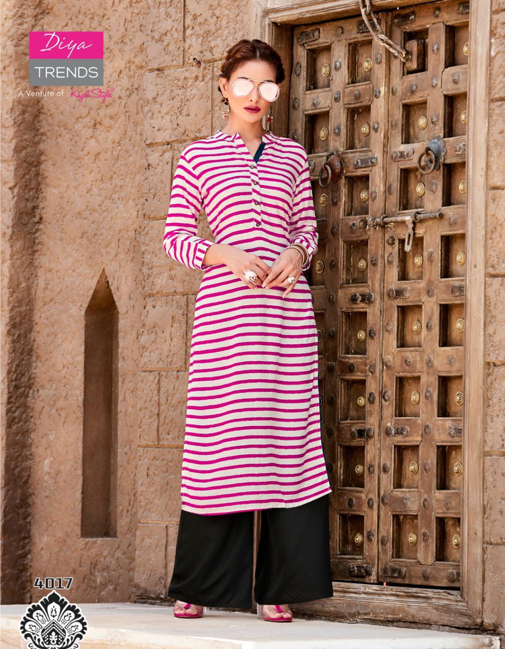 Garden City Vol 4 Rayon Printed Kurtis Catalogue