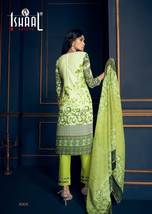 Gulmohar Vol 8 By Ishaal Prints Designer Dress Materials Catalogue