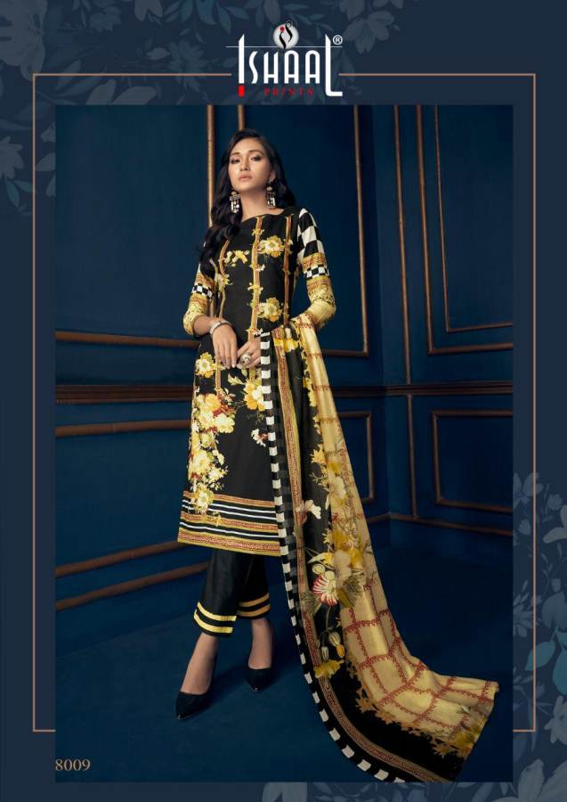 Gulmohar Vol 8 By Ishaal Prints Designer Dress Materials Catalogue